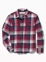 Thumbnail for your product : Old Navy Built-In Flex Plaid Flannel Pocket Shirt for Boys