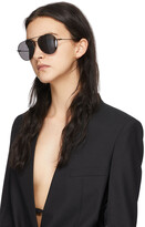 Thumbnail for your product : Givenchy Black Classic Aviator Sunglasses