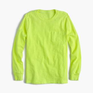 J.Crew Kids' long-sleeve garment-dyed T-shirt