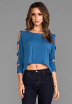 Thumbnail for your product : Blue Life Scoop Neck Ladder Top