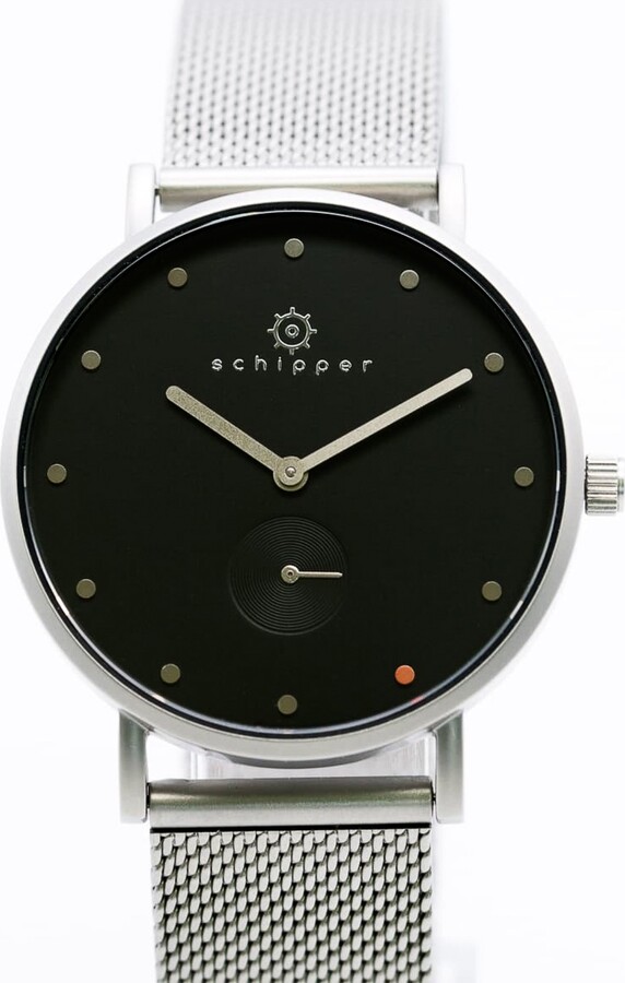 Schipper Watch Schipper Watch Skalka Unisex Black & Mesh Strap