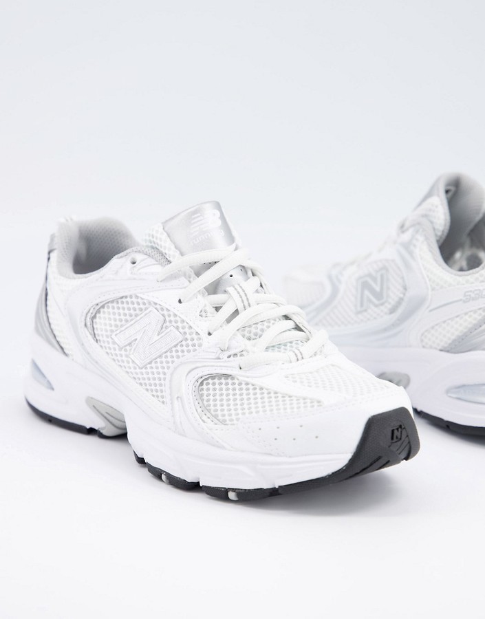 New Balance 530 metallic trainers in white - ShopStyle Sneakers & Athletic  Shoes