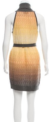 Missoni Belted Open-Knit Dress