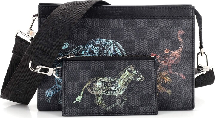 Louis Vuitton Gaston Wearable Wallet Monogram Shadow Leather - ShopStyle