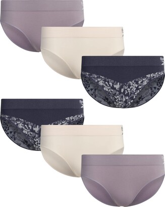 Reebok Women's Underwear - Seamless Briefs Panties (5 Pack