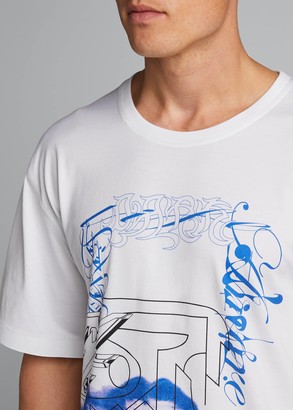 Givenchy Men's Techno-Print Loose T-Shirt