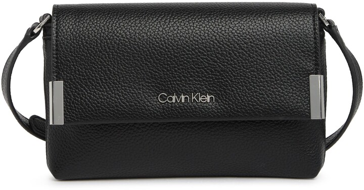 Calvin Klein Foldover Flap Crossbody Bag - ShopStyle
