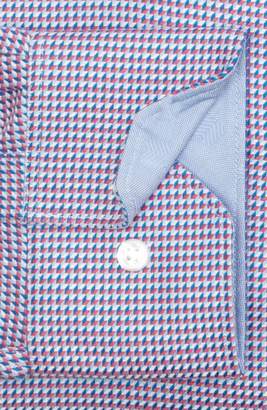 Tailorbyrd Axton Trim Fit Geometric Dress Shirt
