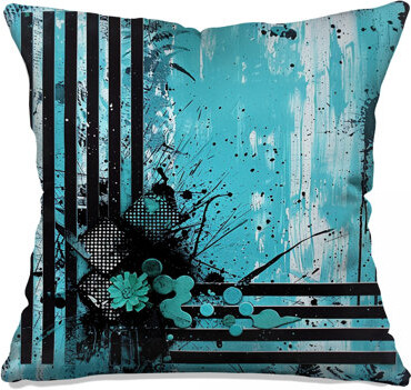 VisionDecor Abstract Throw Pillow Art Double Sided Pillows