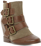 Thumbnail for your product : Bertie Python wedge boots