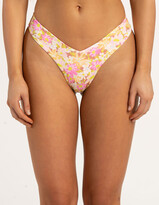Thumbnail for your product : Hurley Beach Bloom V Skimpy Bikini Bottoms
