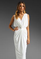 Thumbnail for your product : T-Bags 2073 T-Bags LosAngeles Drape Sleeve Maxi Dress