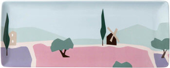 DegrenneParis Destination Sud 15" Rectangular Plate