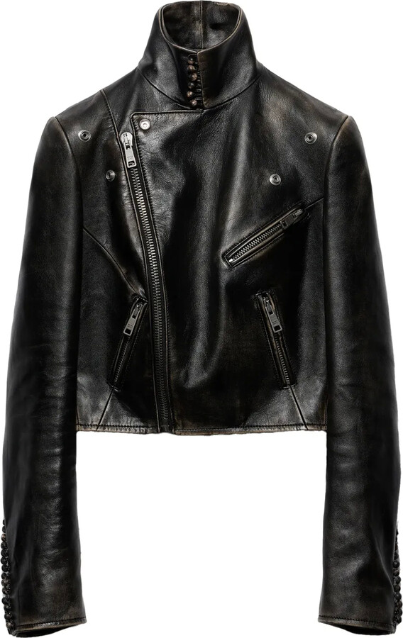 Prada Leather Biker Jacket