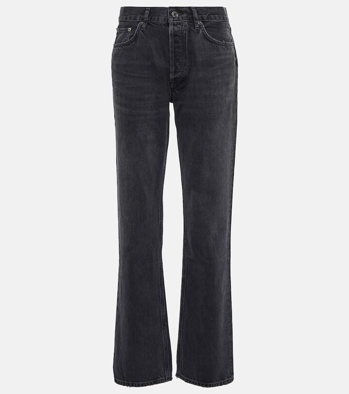 AGOLDE Lana mid-rise straight jeans