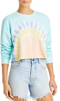 Thumbnail for your product : WSLY Cropped Tie Dyed Sweatshirt