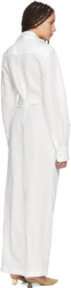 Jacquemus White La Robe Bolso Longue Dress