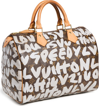 Louis Vuitton Limited Edition Silver Graffiti Stephen Sprouse Speedy 30 Bag  at 1stDibs  louis vuitton graffiti keepall, louis vuitton graffiti jacket, louis  vuitton graffiti speedy