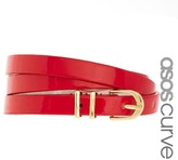 Thumbnail for your product : ASOS CURVE Metal Keeper Super Skinny Waist Belt