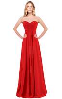 Thumbnail for your product : VaniaDress Women Ruffle Strapless Long Bridesmaid Dress Evening Gown V145LF US