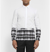 Thumbnail for your product : Neil Barrett Checked Cotton-Poplin Shirt
