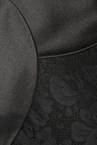Thumbnail for your product : Cushnie Silk-satin and lace dress