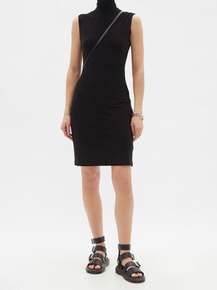 Norma Kamali Turtle Slim-fit Jersey Dress - Black