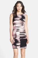 Thumbnail for your product : Ivanka Trump Print Ponte Popover Dress