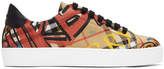 Burberry Multicolor Graffiti Heritage Sneakers