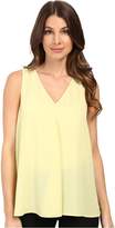 Thumbnail for your product : Vince Camuto Sleeveless V-Neck Drape Front Blouse
