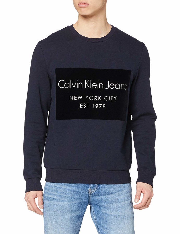 Calvin Klein Men's Hayto 2 Cn Hknit Ls Sweatshirt - ShopStyle Jumpers &  Hoodies