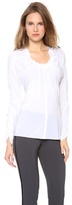Thumbnail for your product : Vera Wang Collection Drawstring Long Sleeve Top