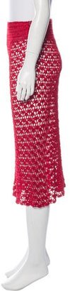 Dolce & Gabbana Crochet Midi Skirt