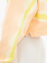 Thumbnail for your product : M Missoni M-logo Tie-dyed Cotton Sweater - Orange Multi