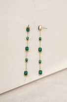 Thumbnail for your product : Ettika Iconic Crystal Dangle Earrings - Green