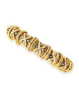 Thumbnail for your product : Jose & Maria Barrera 24k Plated X-Station Crystal Bangle