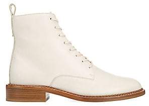 vince cabria leather combat boots