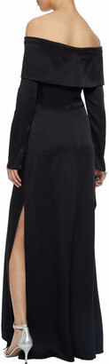 Theory Off-the-shoulder Crepe Maxi Dress