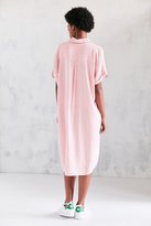 Thumbnail for your product : Silence & Noise Silence + Noise Button-Down Cocoon Shirt Midi Dress