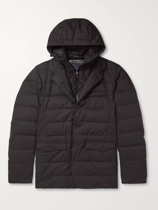 herno flannel down jacket