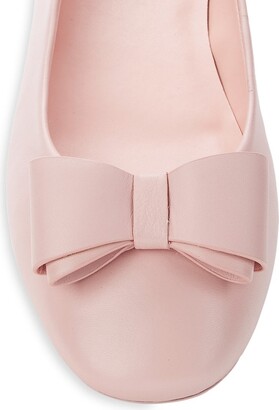 Kate Spade Nora Bow Leather Ballet Flats