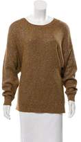 Thumbnail for your product : By Malene Birger Metallic Dolman Sleeve Sweater