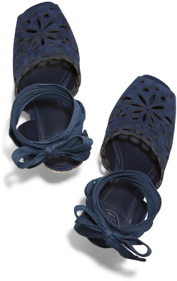 Tory Burch May Lace-Up Wedge