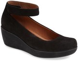 Thumbnail for your product : Clarks 'Claribel Fame' Ankle Strap Wedge Pump (Women)