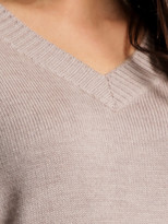 Thumbnail for your product : Assembly Label V Neck Knit Jumper in Flax Marle