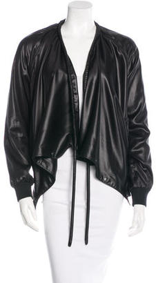 Maison Margiela Tie-Accented Casual Jacket
