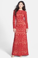 Thumbnail for your product : Tadashi Shoji Lace A-Line Gown