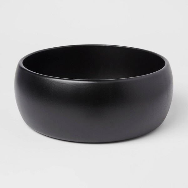 Threshold 189ozAcaciaModernServingBowlBlack