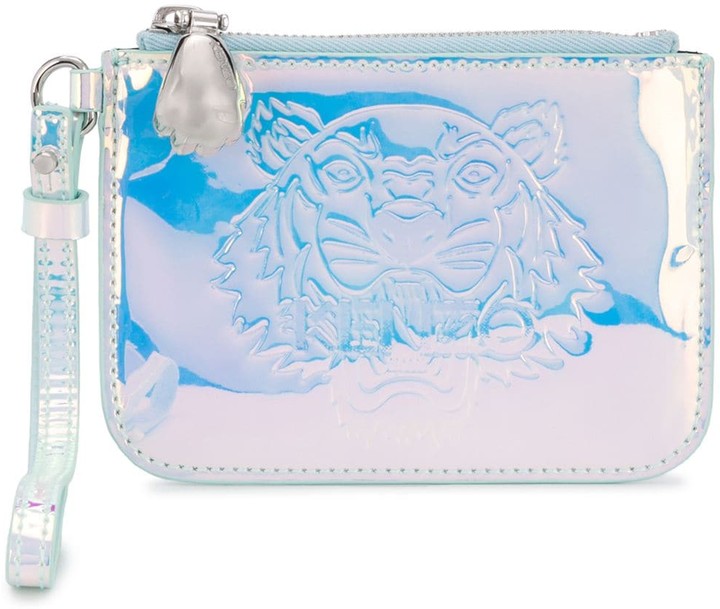 Kenzo Tiger embossed holographic wallet ShopStyle
