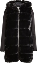 Thumbnail for your product : Derek Lam 10 Crosby Hooded Faux Fur Puffer Coat
